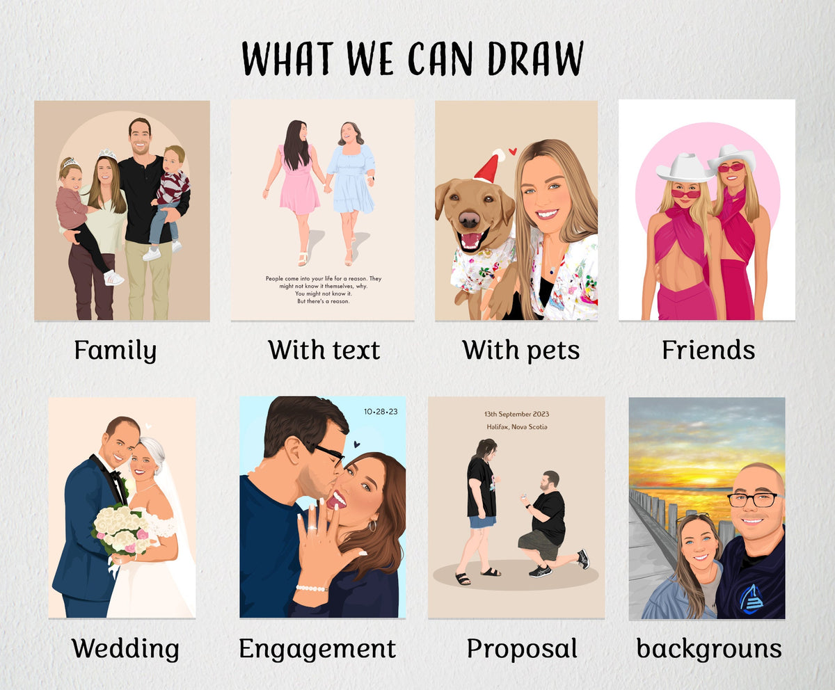 Custom Couple Portrait