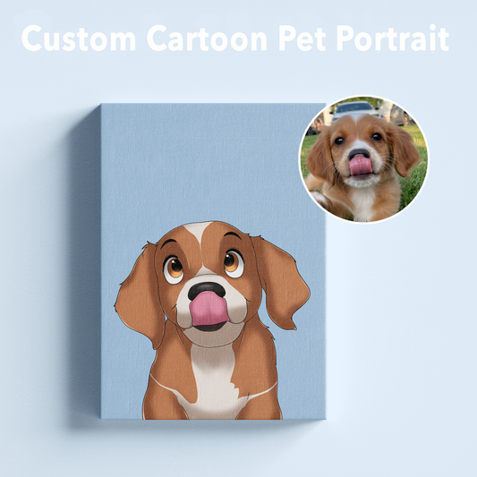 Custom Cartoon Pet Portrait