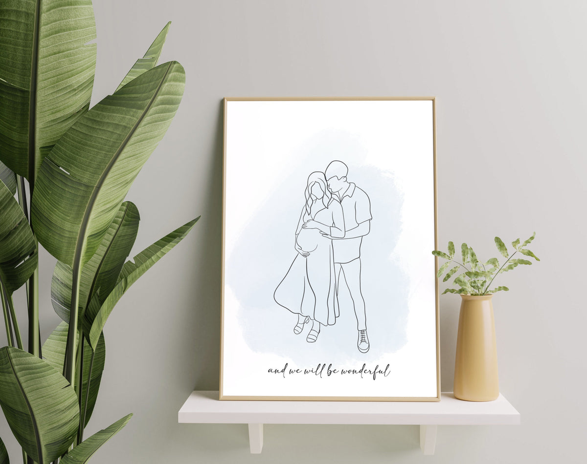Custom One Line Drawing