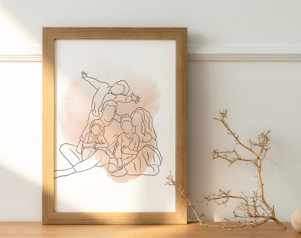 Custom One Line Drawing
