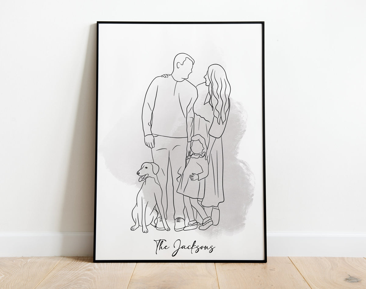 Custom One Line Drawing