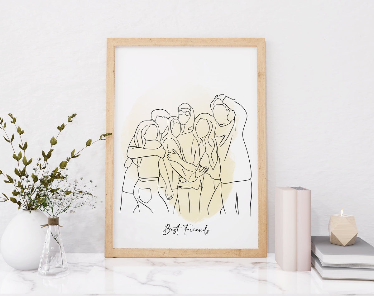 Custom One Line Drawing