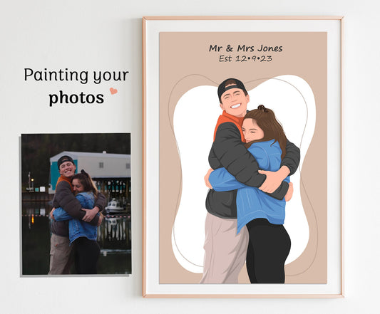 Custom Couple Portrait