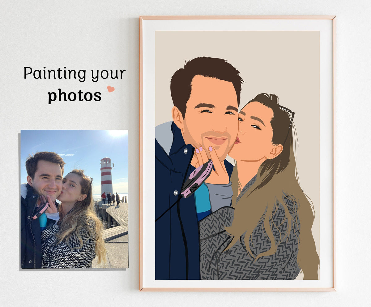 Custom Couple Portrait