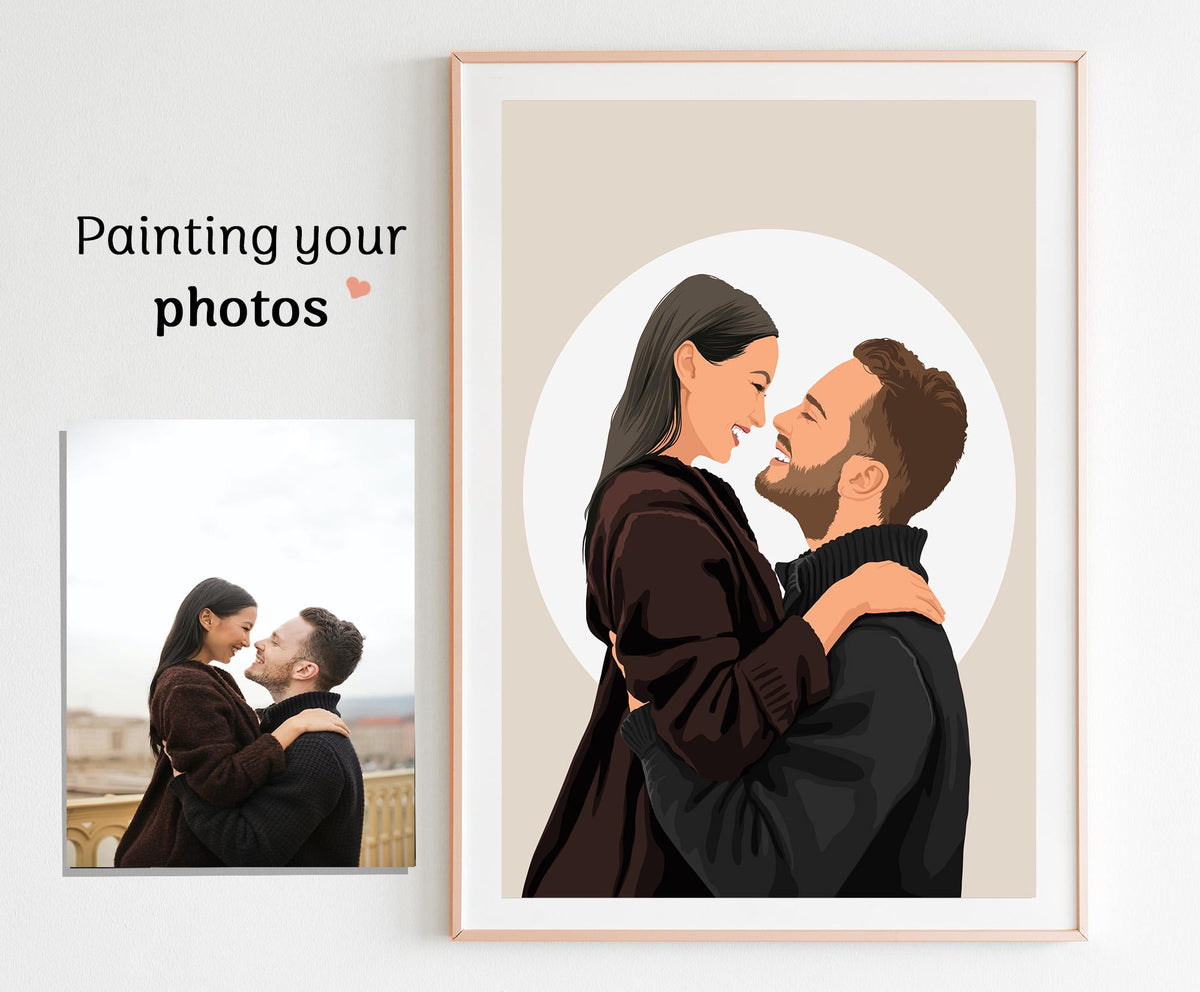 Custom Couple Portrait