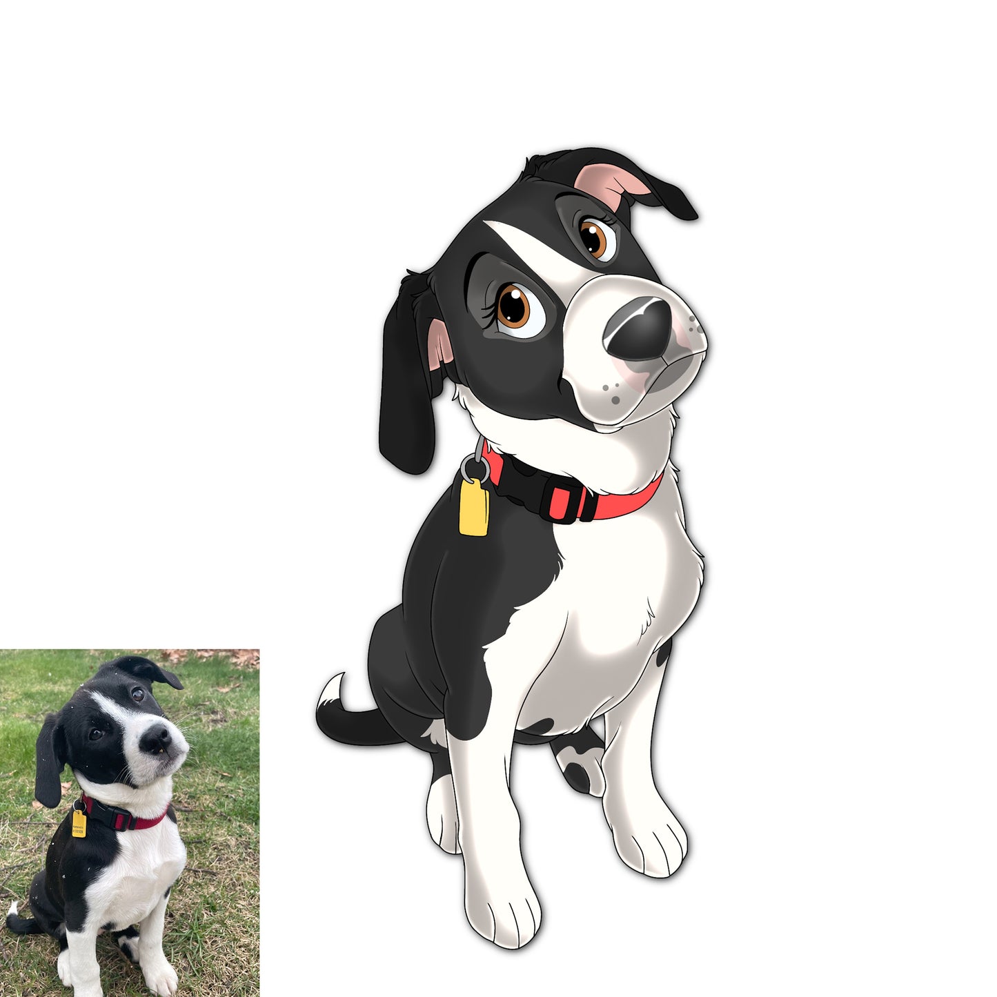 Custom Cartoon Pet Portrait